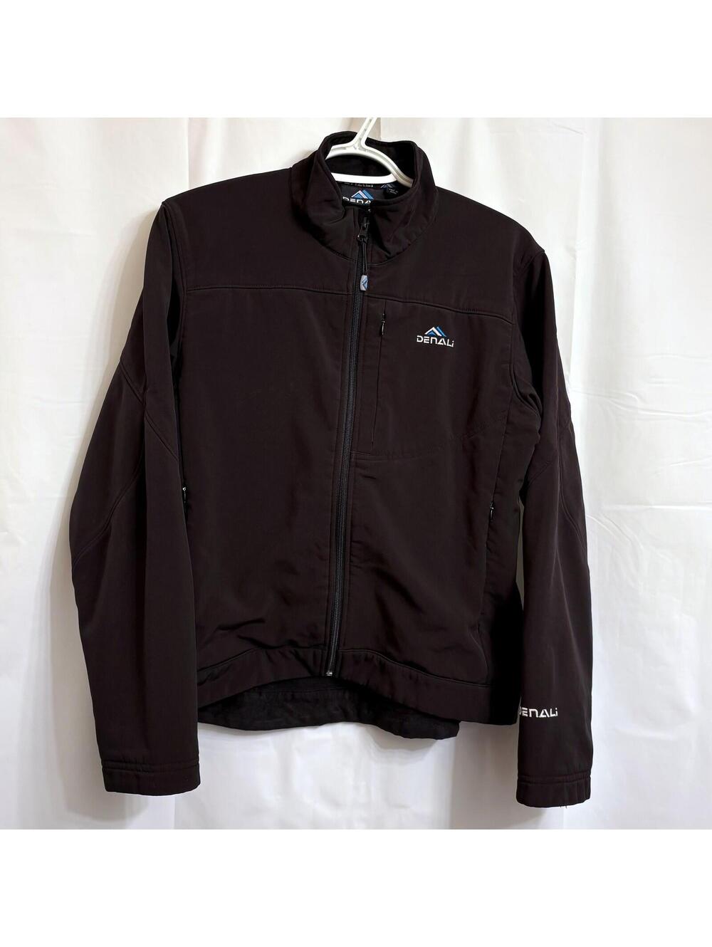 DENALI Women's Black Softshell Activewear Jacket Full Zip Size Medium M